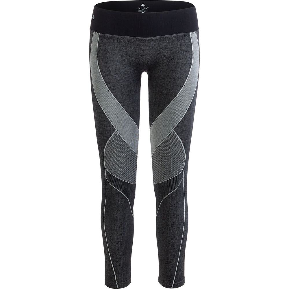 Nux Greyson Leggings Black & Gray Size Small